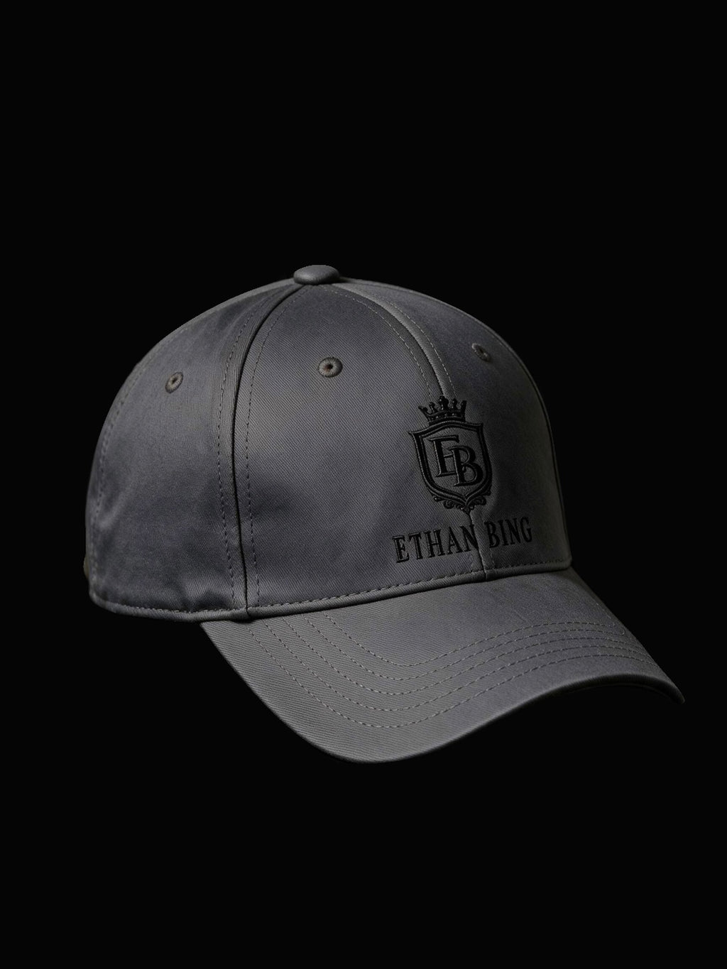 DARK GREY COTTON BASEBALL CAP